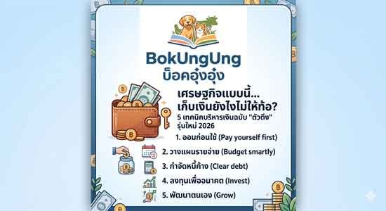 เศรษฐกิจแบบนี้… เก็บเงินยังไงไม่ให้ท้อ? 5 เทคนิคบริหารเงินฉบับ “ตัวตึง” รุ่นใหม่ 2026